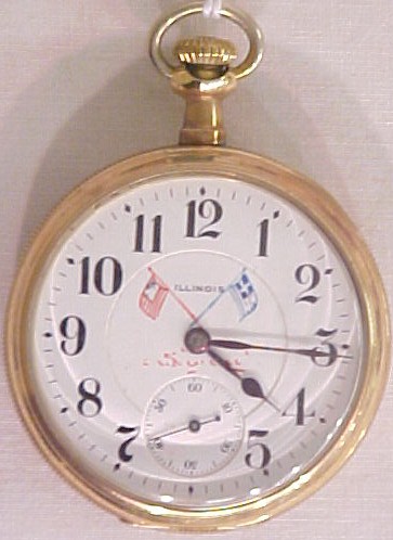 Appraisal: One size open face Illinois pocket watch jewel Sangamo special