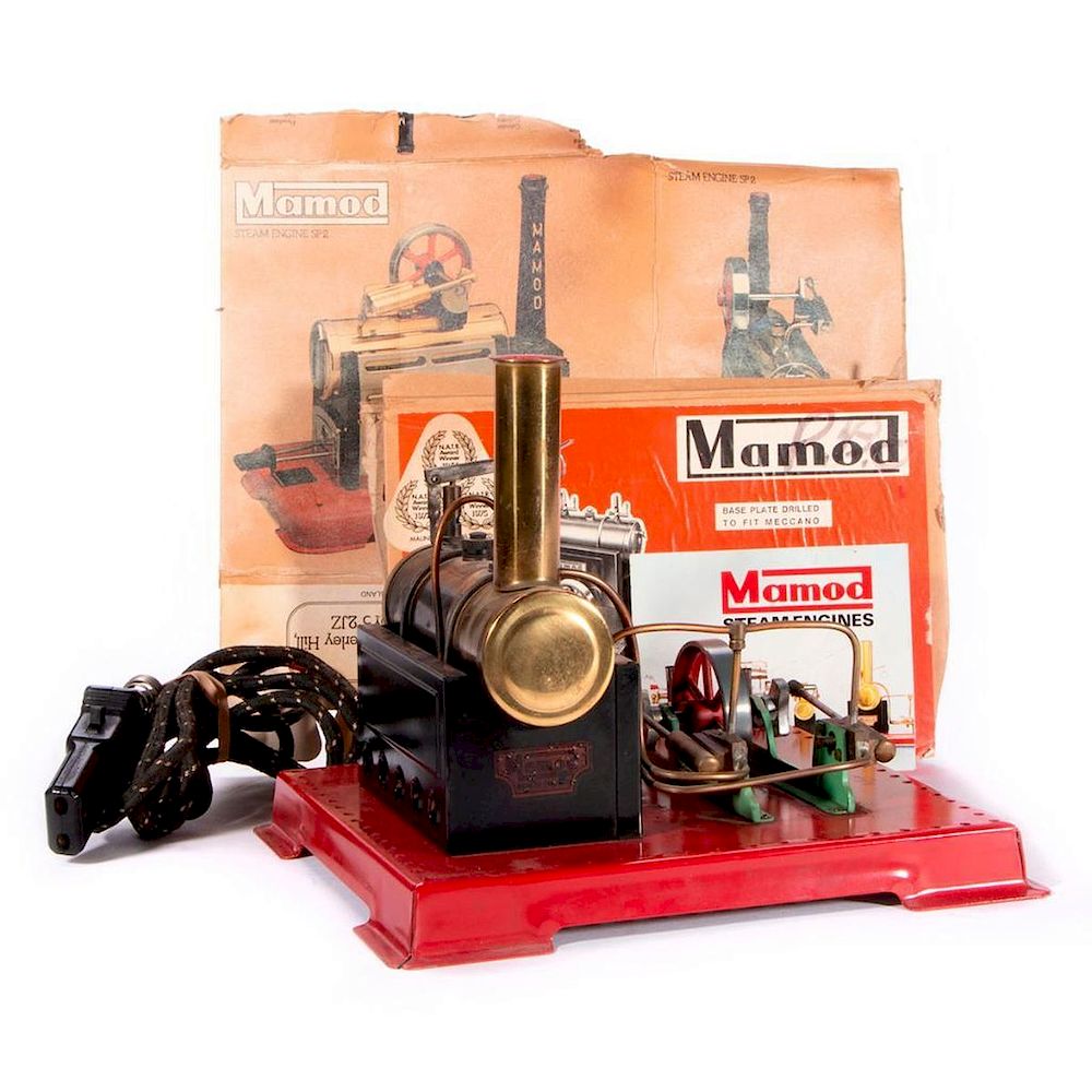 Appraisal: Vintage British model steam engine A vintage British Mamod model