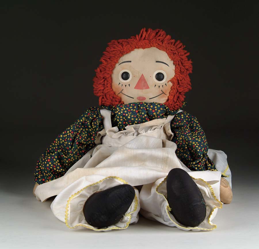 Appraisal: CLOTH RAGGEDY ANN DOLL Probably s Raggedy Ann in original