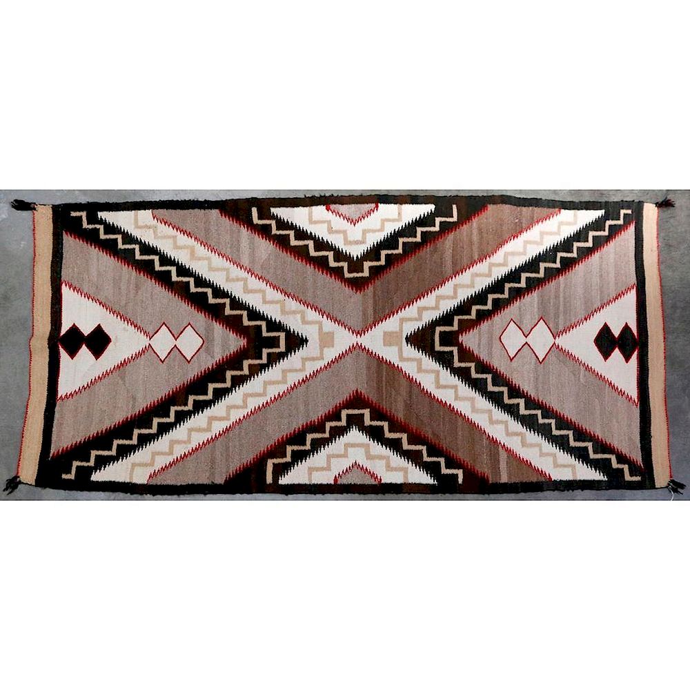 Appraisal: Navajo Red Mesa rug Navajo Red Mesa rug Approximately x