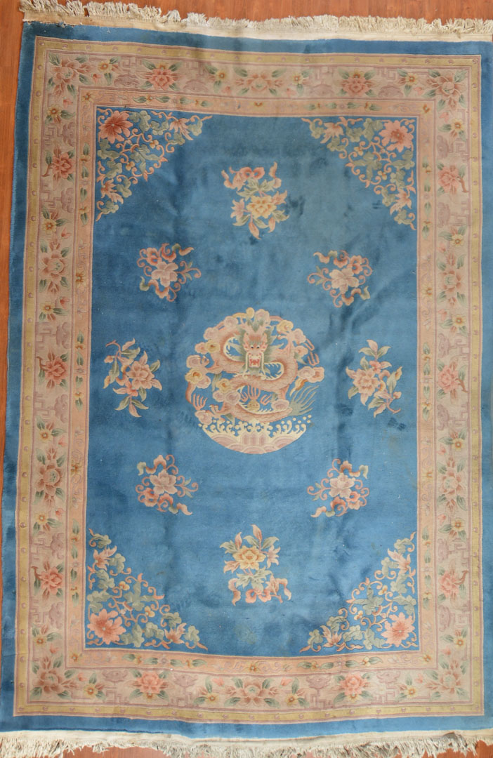 Appraisal: -Line Chinese carpet approx x China circa Condition AS IS