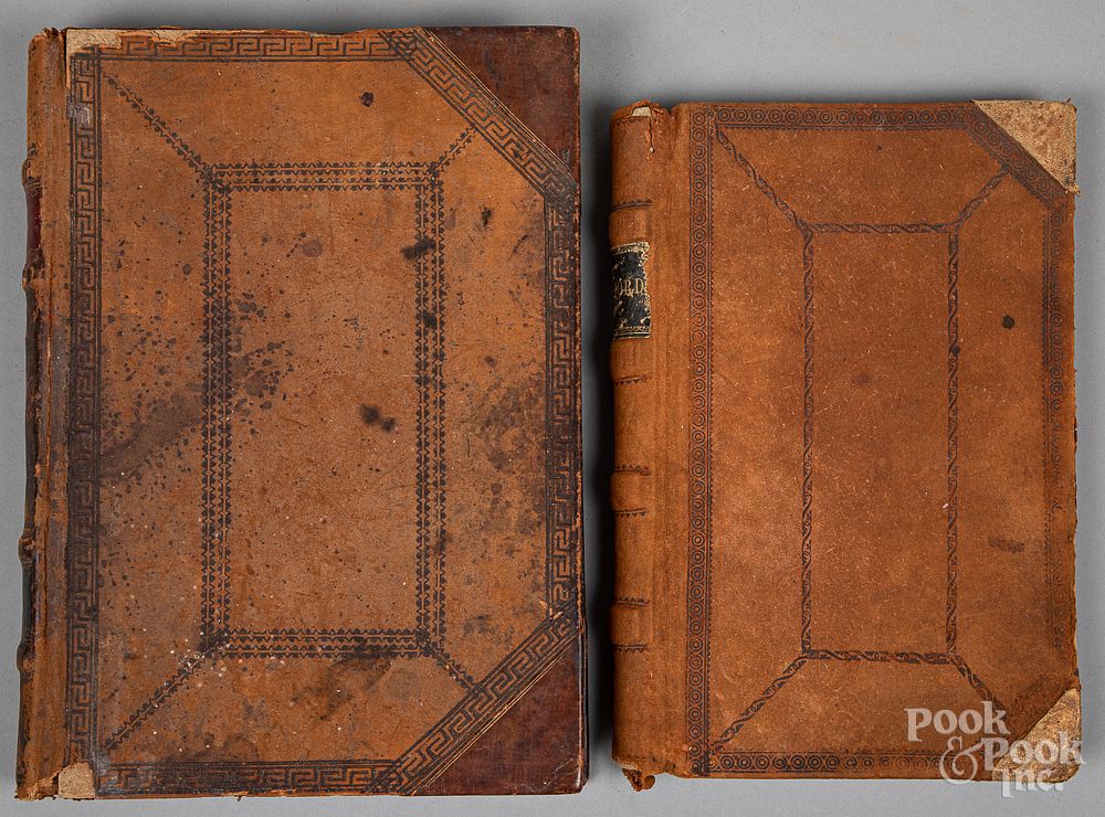 Appraisal: Three Pennsylvania constable ledgers Three Pennsylvania constable ledgers to include