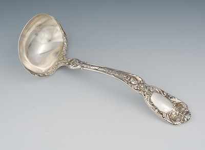 Appraisal: A Sterling Silver Sauce Ladle Florentine Pattern by Gorham Deep