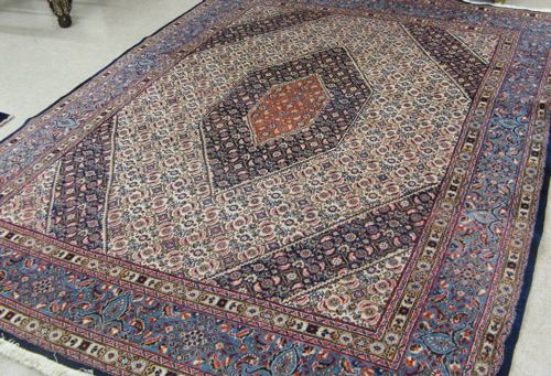 Appraisal: HAND KNOTTED PERSIAN CARPET overall Herati floral motif covering all