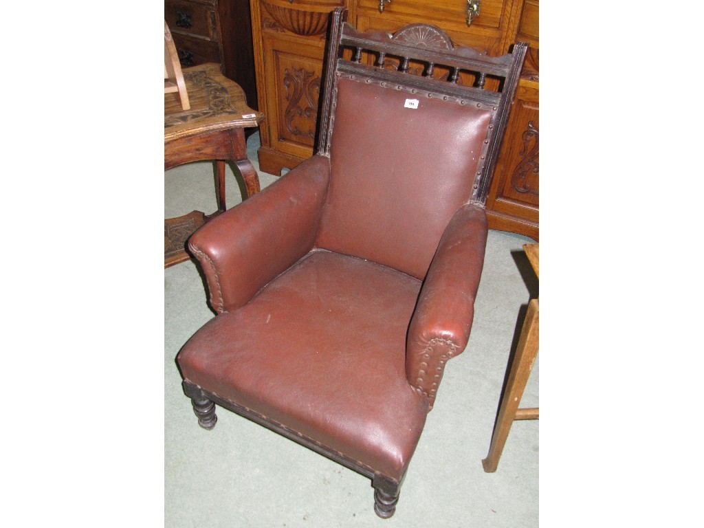 Appraisal: Victorian parlour armchair