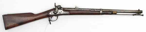 Appraisal: Springfield Rifle Carbine Copy cal round barrel Two-leaf rear barrel