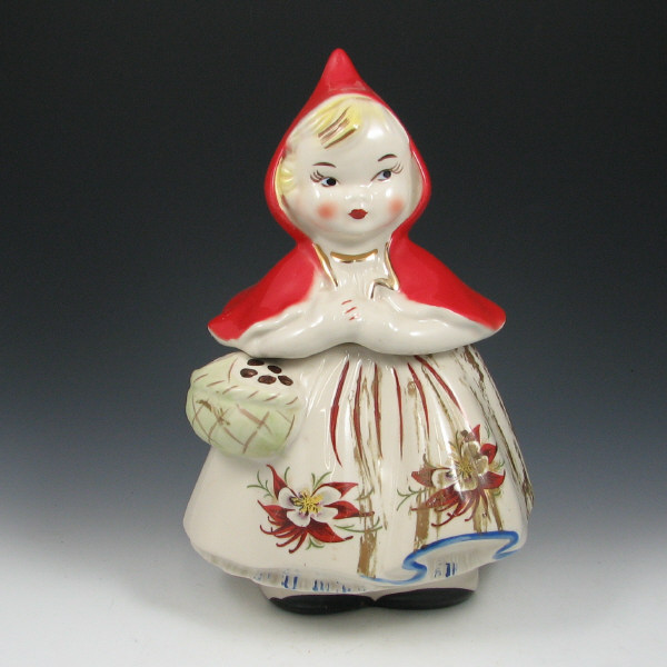 Appraisal: Hull Little Red Riding Hood Poinsettia Cookie Jar Little Red