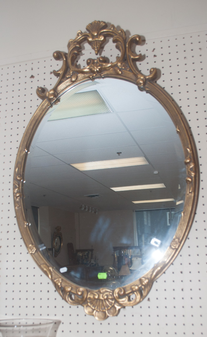 Appraisal: Gilt framed mirror