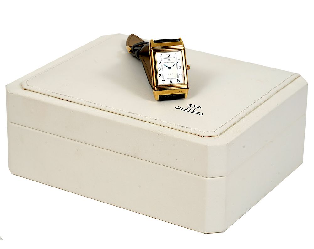 Appraisal: Men's Jaeger-LeCoultre Reverso kt Gold Watch Jaeger-LeCoultre Men's Reverso Watch