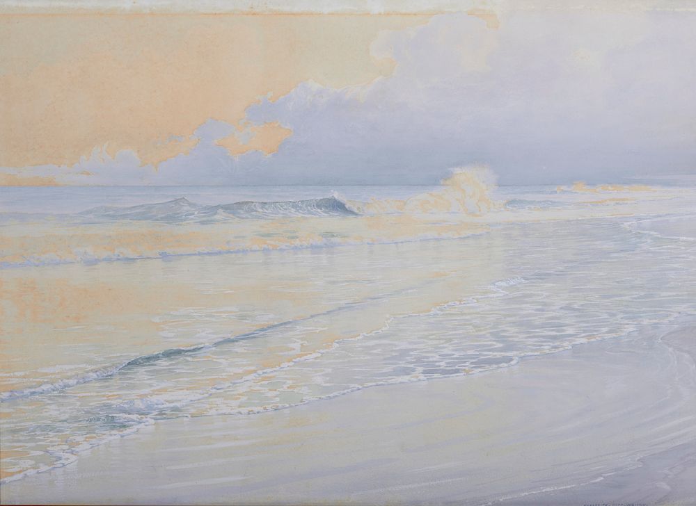 Appraisal: FREDERICK JUDD WAUGH American - Seascape FREDERICK JUDD WAUGH American