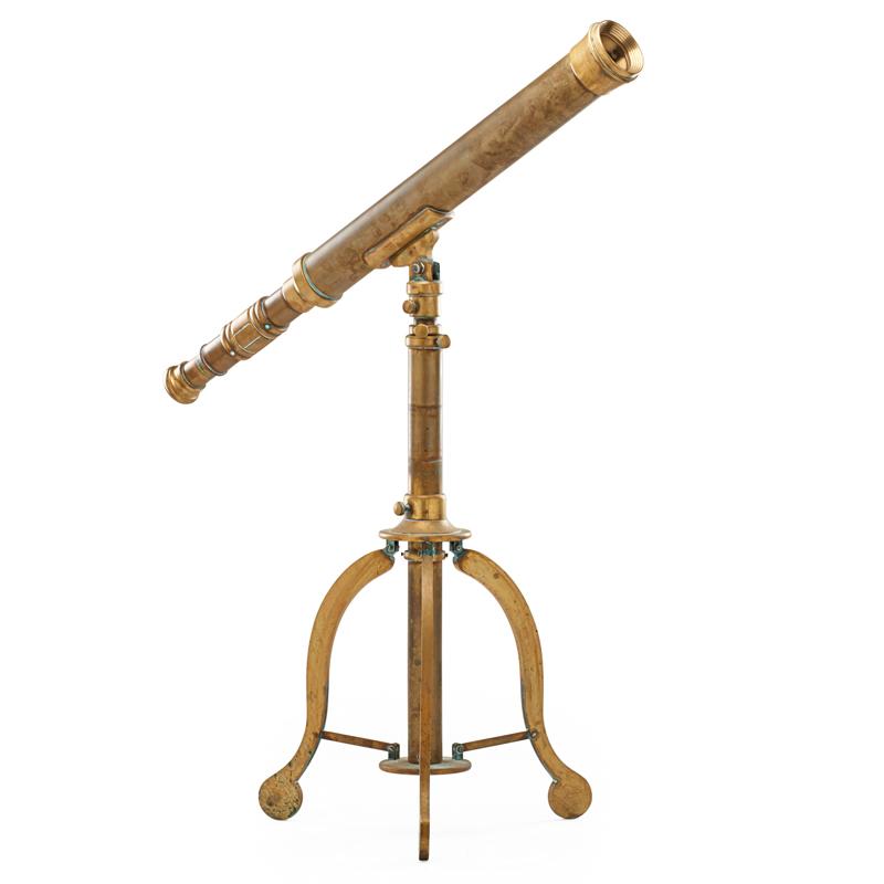 Appraisal: ENGLISH BRASS TELESCOPE Condition Report