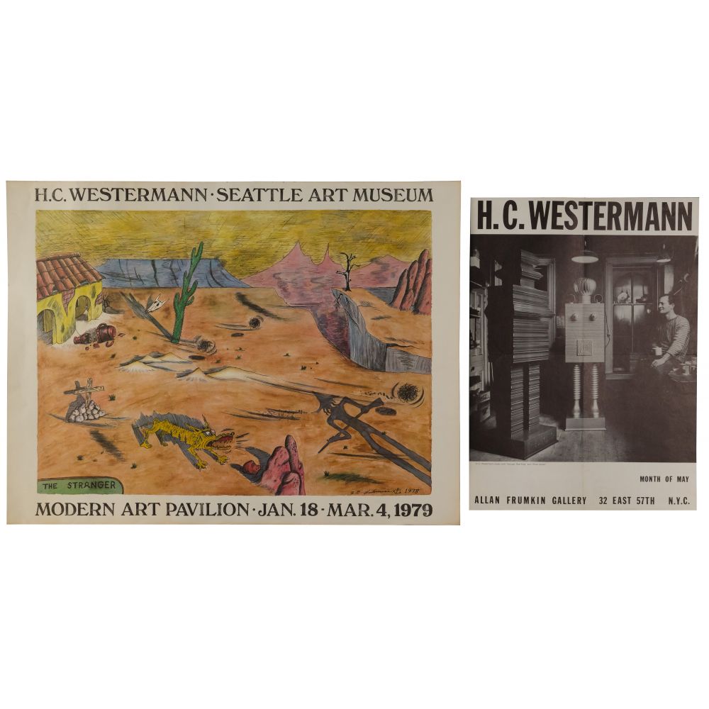 Appraisal: H C WESTERMANN POSTERS items including Allan Frumkin Gallery and