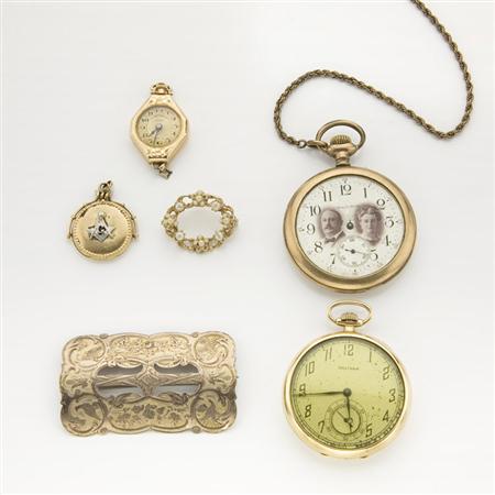 Appraisal: Assorted Group of Gold and Metal Jewelry and Coins and