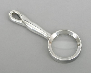 Appraisal: A Tiffany Co Sterling Silver Magnifying Glass A sterling silver