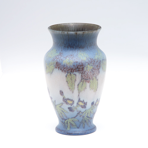 Appraisal: ROOKWOOD Wax Matte baluster vase painted by E T Hurley