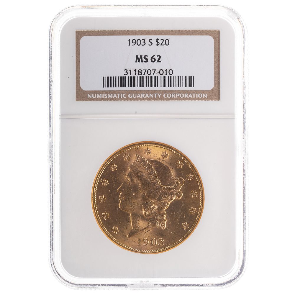 Appraisal: -S Liberty Double Eagle NGC MS Less than a million