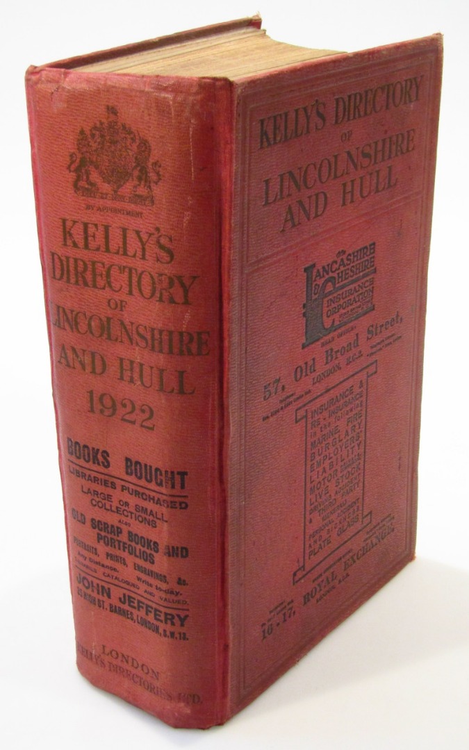 Appraisal: A Kelly's Directory of Lincolnshire and Hull