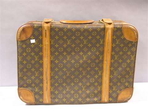 Appraisal: SMALL LOUIS VUITTON SUITCASE Of rectangular shape in monogram canvas