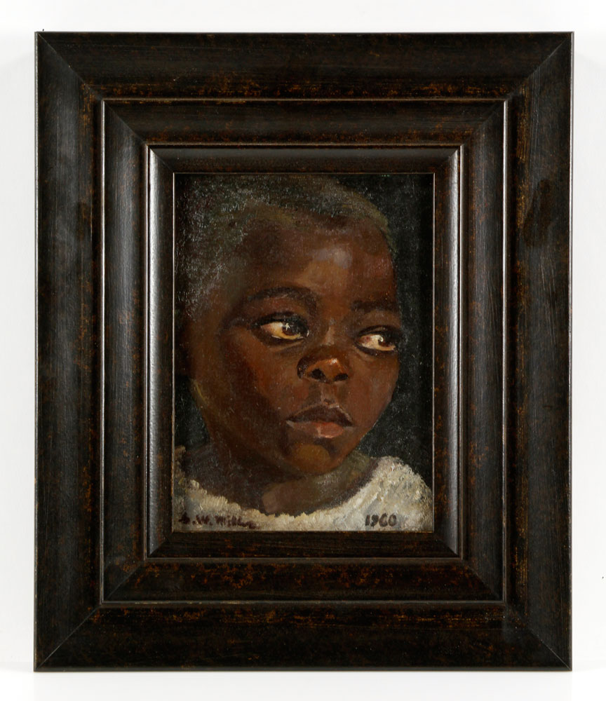 Appraisal: - Wittenberg-Miller A South African Child's Portrait O C Shulamith