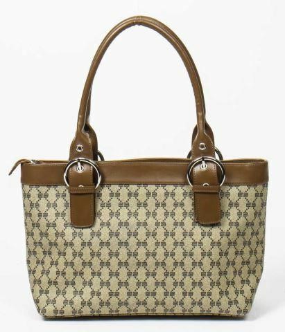 Appraisal: Vintage Balenciaga tote bag in BB monogram coated canvas with