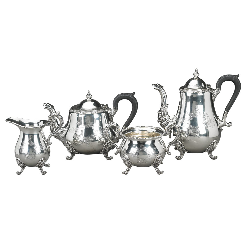 Appraisal: English Silver Tea and Coffee Service Suckling Ltd Birmingham comprising