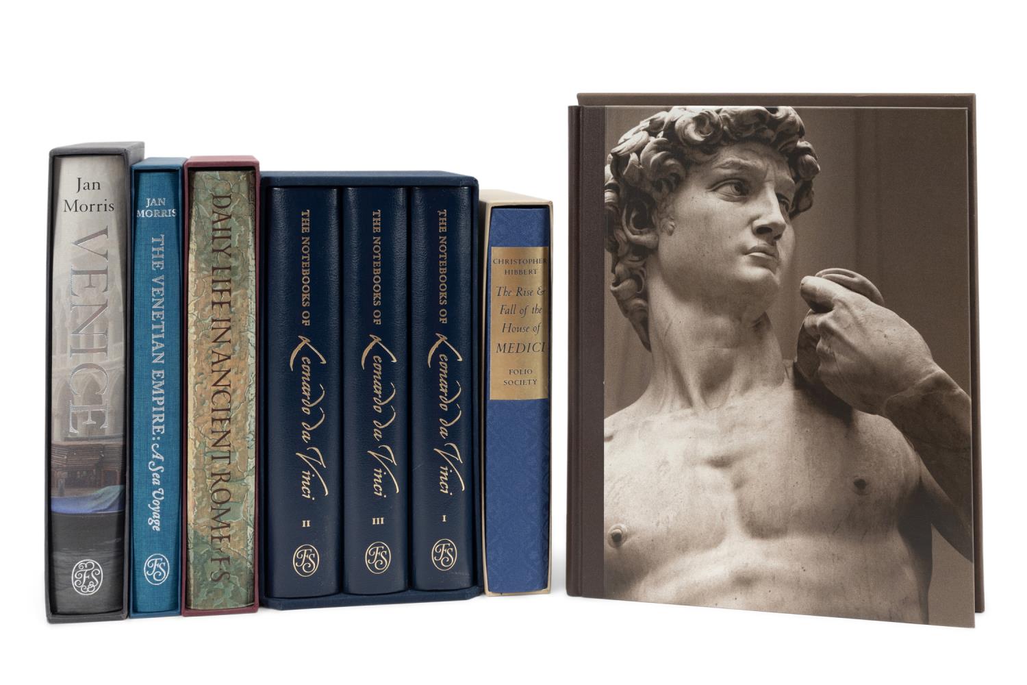 Appraisal: EIGHT FOLIO SOCIETY BOOKS ON ITALIAN HISTORY Collection of eight