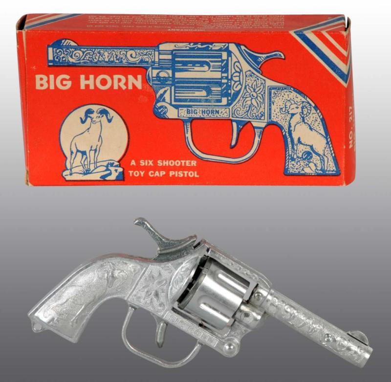 Appraisal: Kilgore Big Horn Toy Cap Gun Description Includes original box