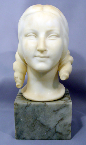 Appraisal: BESSI Professor Giovanni Italian - Bust of a Young Maiden