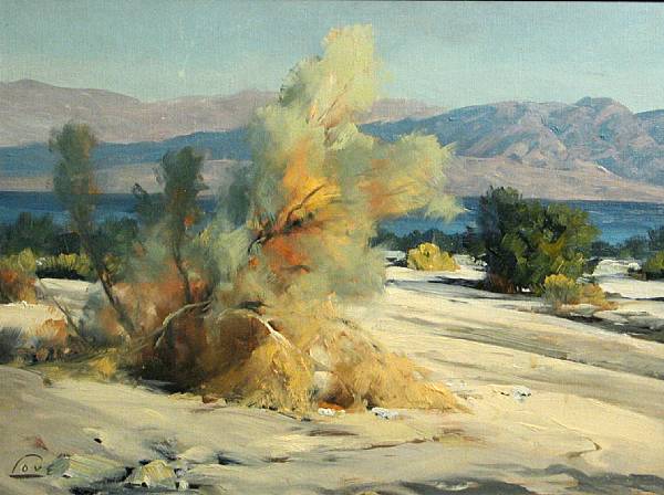 Appraisal: Ralph Love American - Near Salton Sea signed 'Love' lower