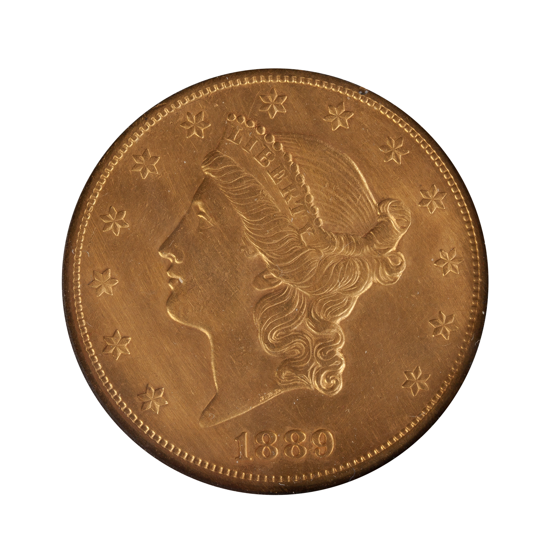 Appraisal: CC Twenty Dollar Gold Double Eagle XF-AU