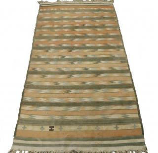 Appraisal: NAVAJO STYLE RUG '- x '- - s Vintage 'Lightning'