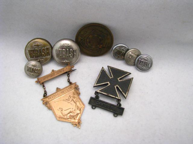 Appraisal: Lot of Indiana-related items including Peru Indiana Gun Club medal