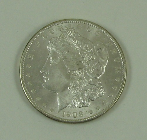 Appraisal: U S SILVER MORGAN DOLLAR -O