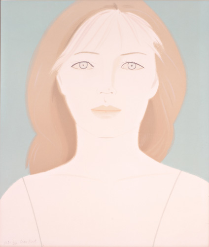 Appraisal: Alex Katz American b Anastasia Lithograph in colors framed Signed