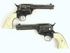 Appraisal: PISTOLS - Pair of Colt single action caliber Army revolvers