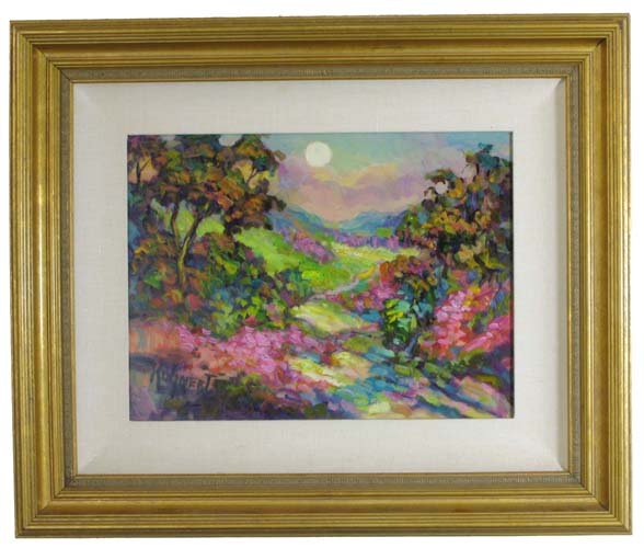 Appraisal: MANFRED H KUHNERT OIL ON CANVAS California born titled Spring