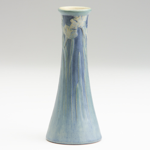 Appraisal: NEWCOMB COLLEGE Corseted bud vase carved by A F Simpson