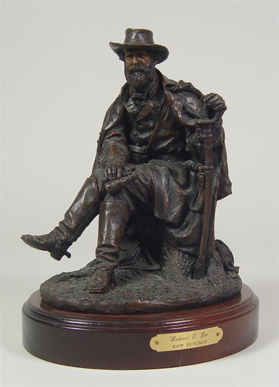 Appraisal: Cold Cast Bronze Civil War Sculpture By Ron Tunison Robert