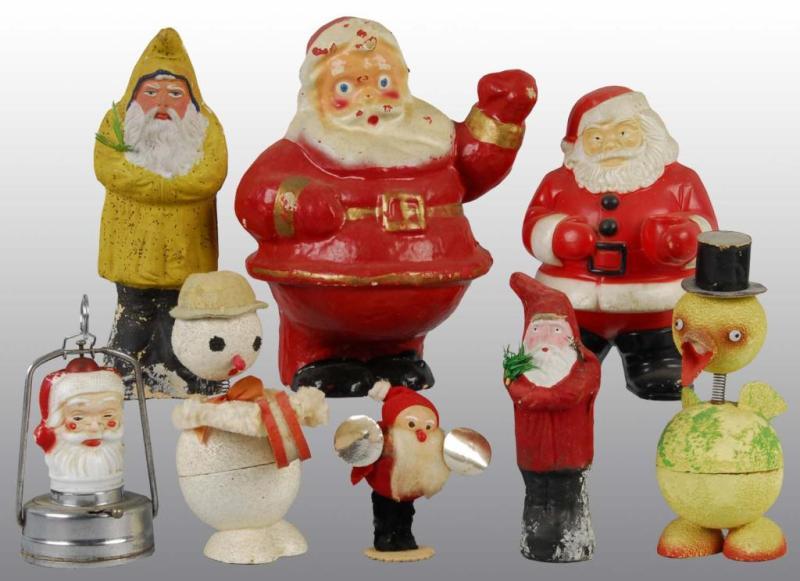 Appraisal: Lot of Christmas Easter Holiday Items Description Includes six assorted