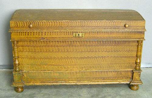 Appraisal: Painted blanket chest th c h w