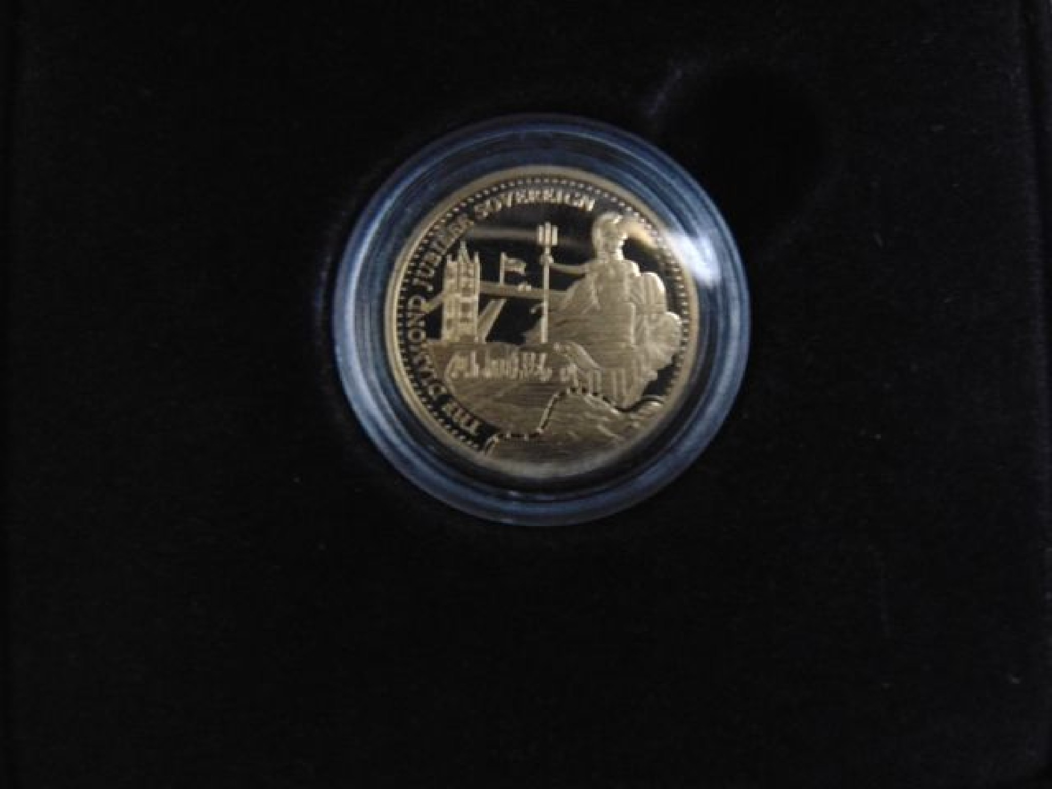 Appraisal: A Tristan da Cunha Diamond Jubilee ct Gold Proof Sovereign