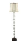 Appraisal: FLOOR LAMP - Electric Floor lamp made of stacked grape