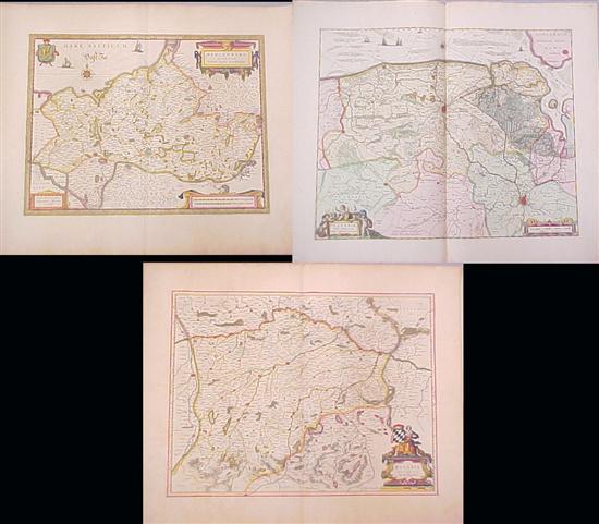 Appraisal: Three maps Meklenburg Ducatus c Bavaria Ducatus c along with