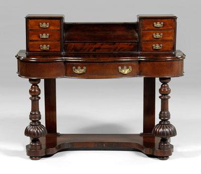 Appraisal: Classical lady's writing desk dovetailed drawers with mahogany birch and