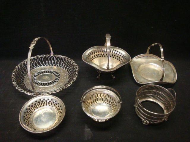 Appraisal: Sterling Baskets Approx troy oz From a Queens NY estate