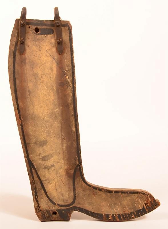 Appraisal: Boot Form Painted Wood Trade Sign Late th Early th