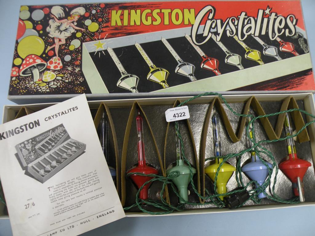 Appraisal: A set of Kingston crystalites Christmas lights