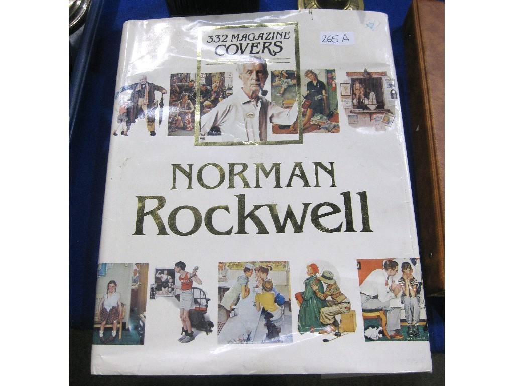 Appraisal: Large book of Norman Rockwell magazine cover illustrations