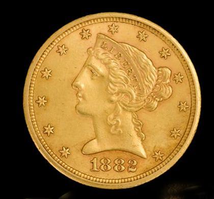 Appraisal: piece Gold Coin United States of America -S XF some