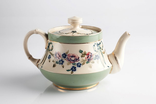 Appraisal: William Moorcroft British - for James Macintyre Co Teapot circa